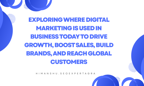 Exploring Where Digital Marketing Is Used in Business Today to Drive Growth, Boost Sales, Build Brands, and Reach Global Customers